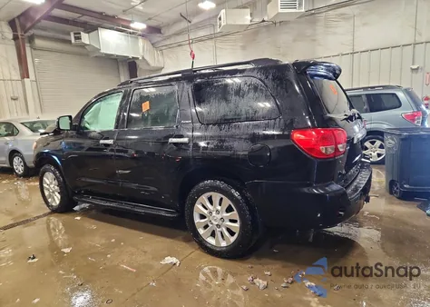 2014 Toyota Sequoia Platinum z USA, uszkodzony, nr VIN 5TDDW5G15ES099639